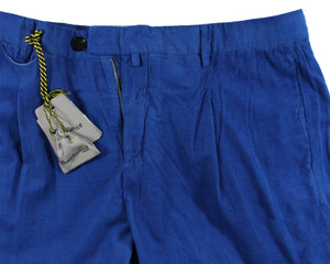 Sartorio Pants Royal Blue Corduroy 34 Short Inseam