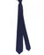 Sartorio Sevenfold Tie Navy Blue Purple Geometric - Narrow Cut