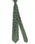 Sartorio Sevenfold Tie Green Brown Geometric Design