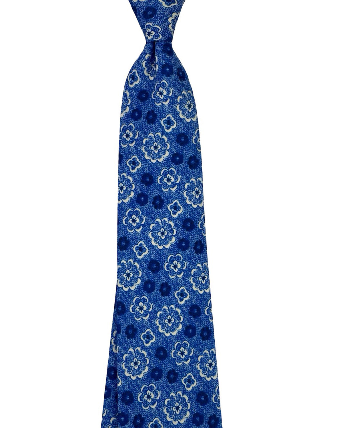 Sartorio Napoli Tie Blue Floral