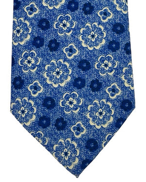 Sartorio Napoli Tie Blue Floral