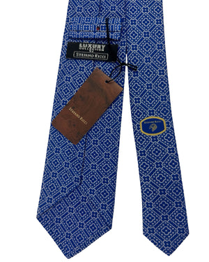 Stefano Ricci Tie Royal Blue Medallions