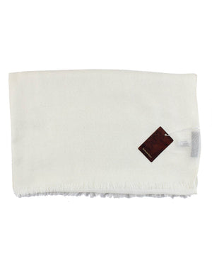 Stefano Ricci Scarf White Pattern - Luxury Men Shawl SALE