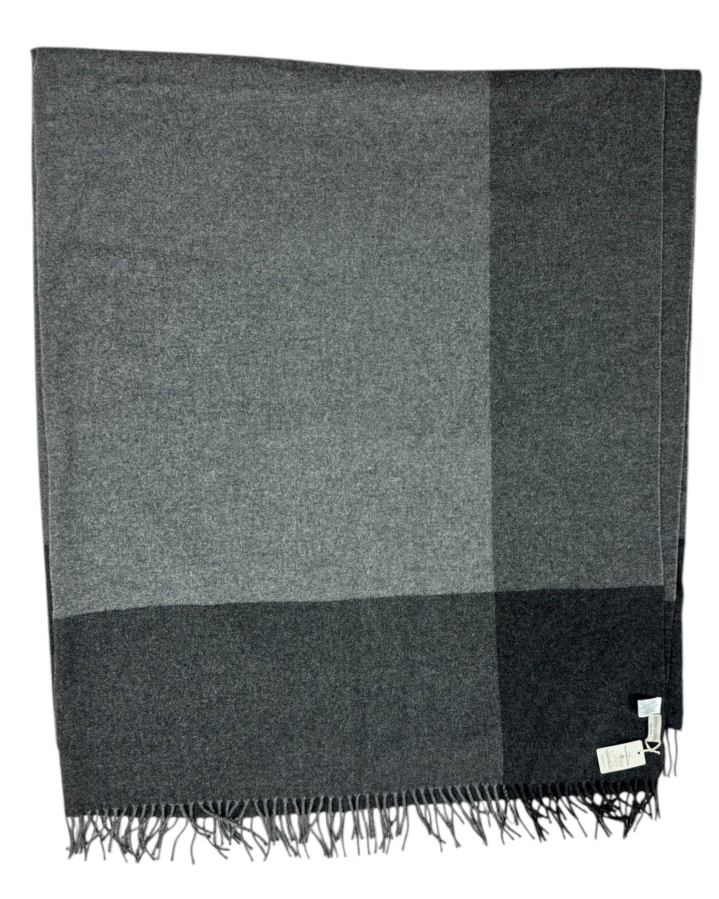 Tessitura Di Novara Throw Blanket Gray - Wool Silk Ermenegildo Zegna Fabrics