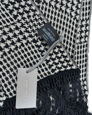 New Scarf Tom Ford Scarf Houndstooth Design - Fringe
