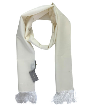 Tom Ford Silk Scarf Ivory White Shawl