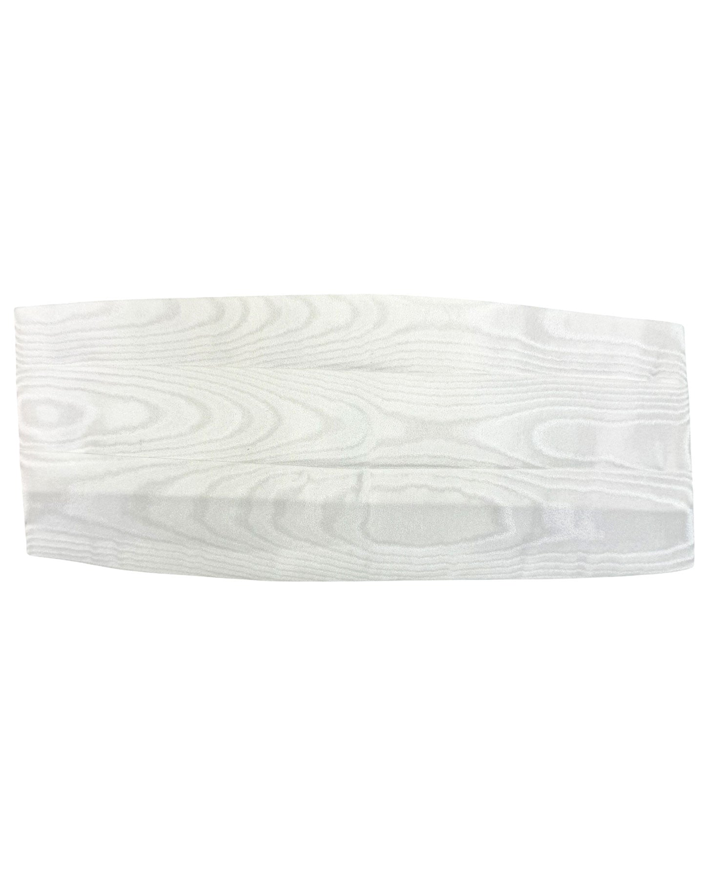 Tom Ford Silk Cummerbund Shiny White