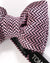 Tom Ford Silk Bow Tie Pink Black Herringbone