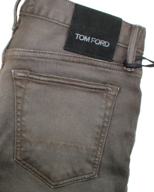 Tom Ford Low Rise Pants Taupe Slim Fit