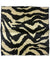 Tom Ford Silk Pocket Square Black Tan Tiger