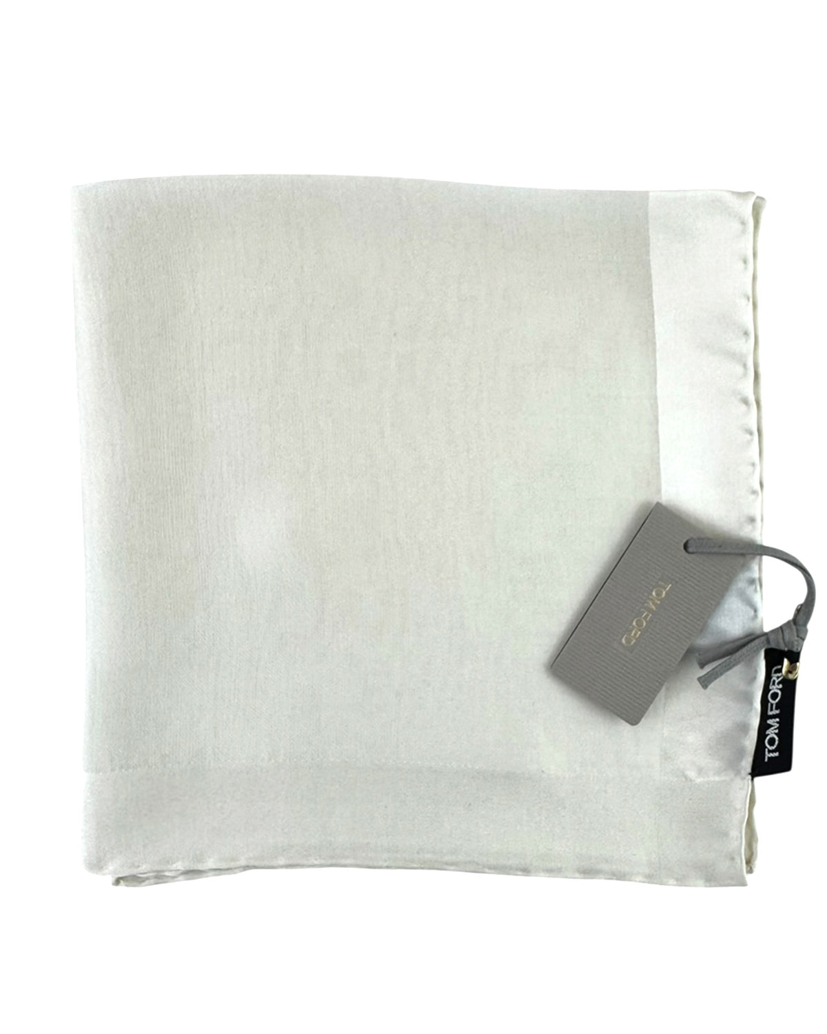 Tom Ford Pocket Square Ivory White