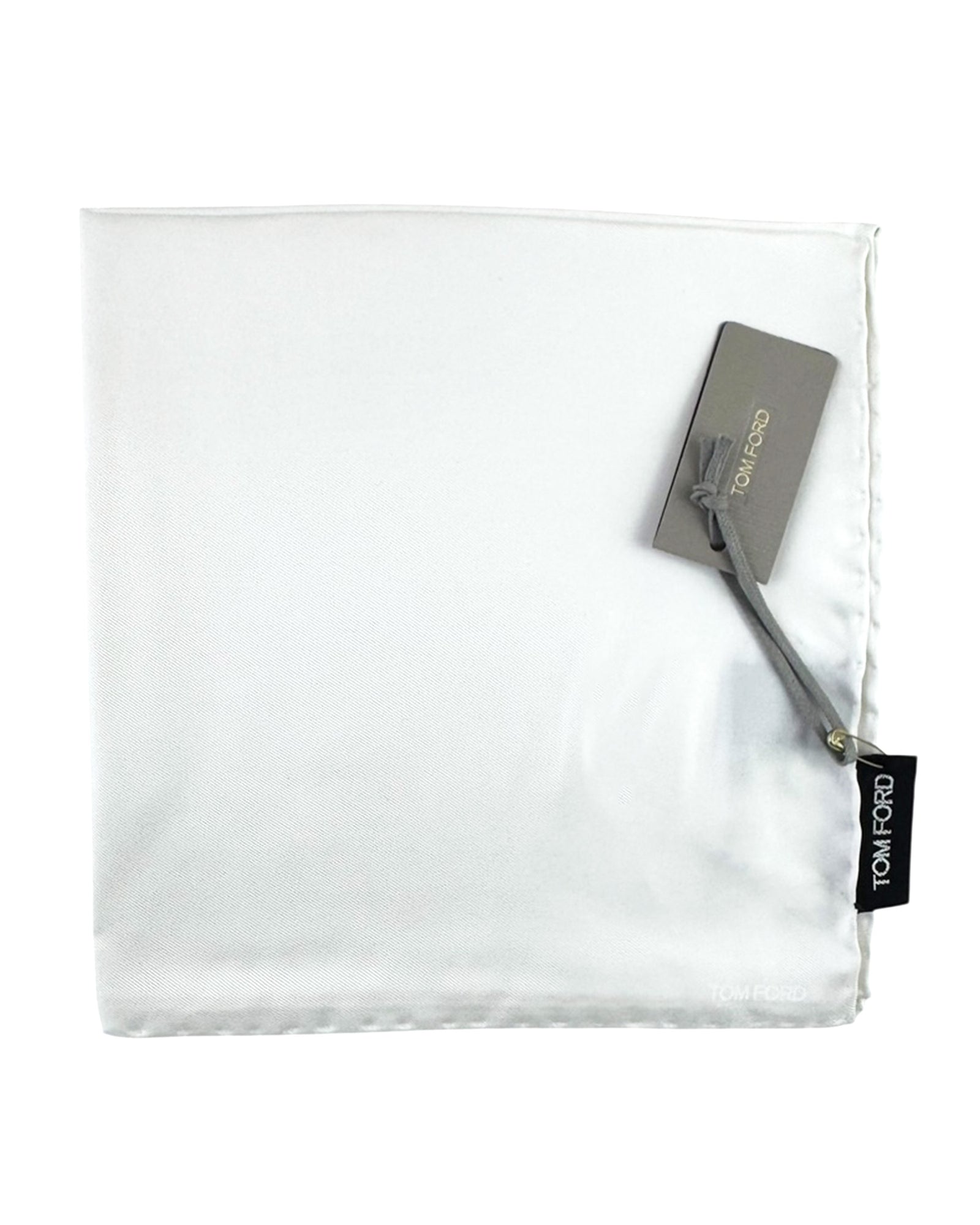 Tom Ford Pocket Square White Solid