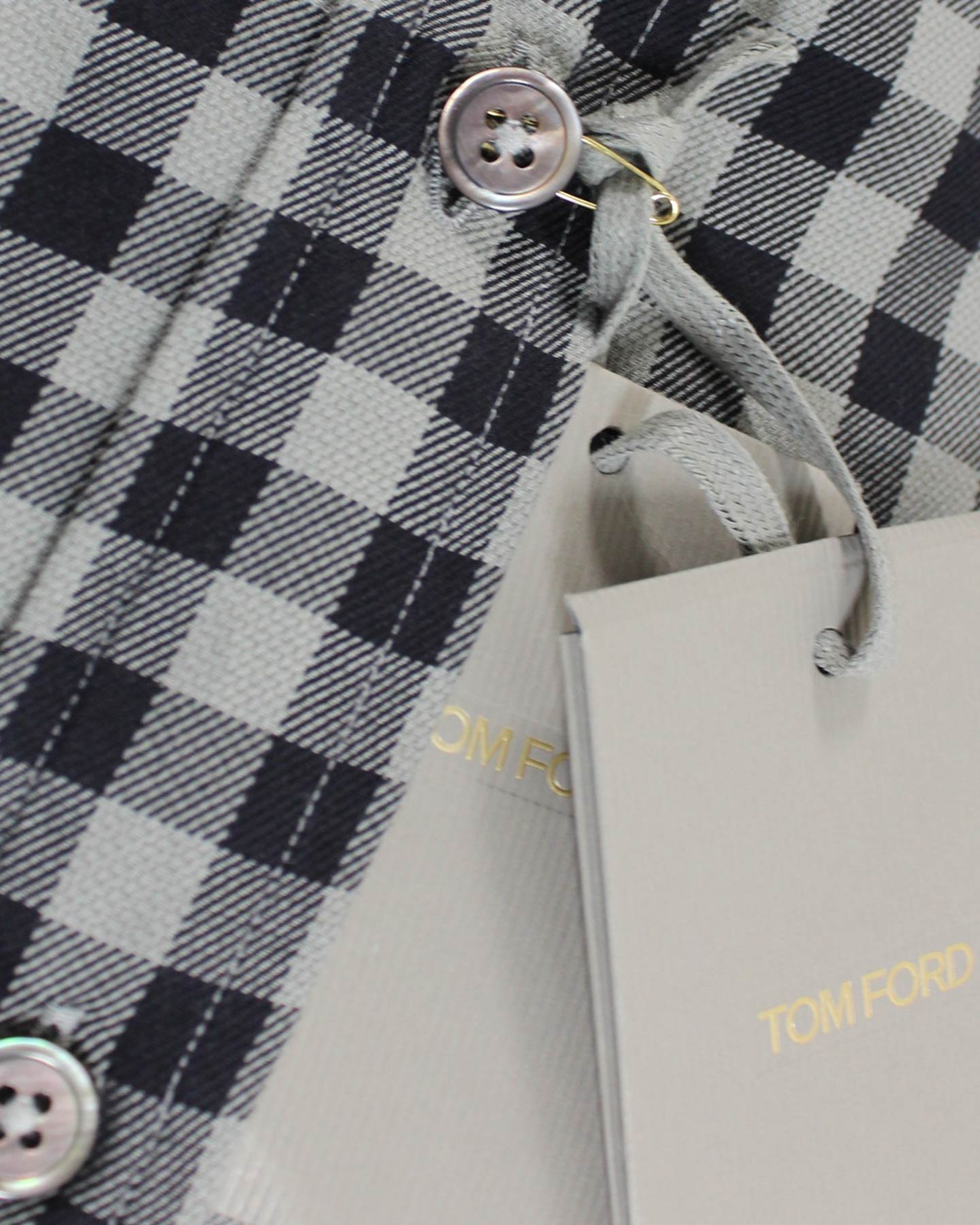 Tom Ford Sport Shirt Gray Black