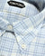 Tom Ford Button-Down Shirt Blue Glen Check Modern Fit 39 - 15 1/2