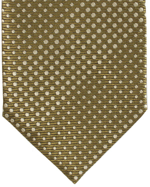 Tom Ford Tie Orange Green Gray Geometric