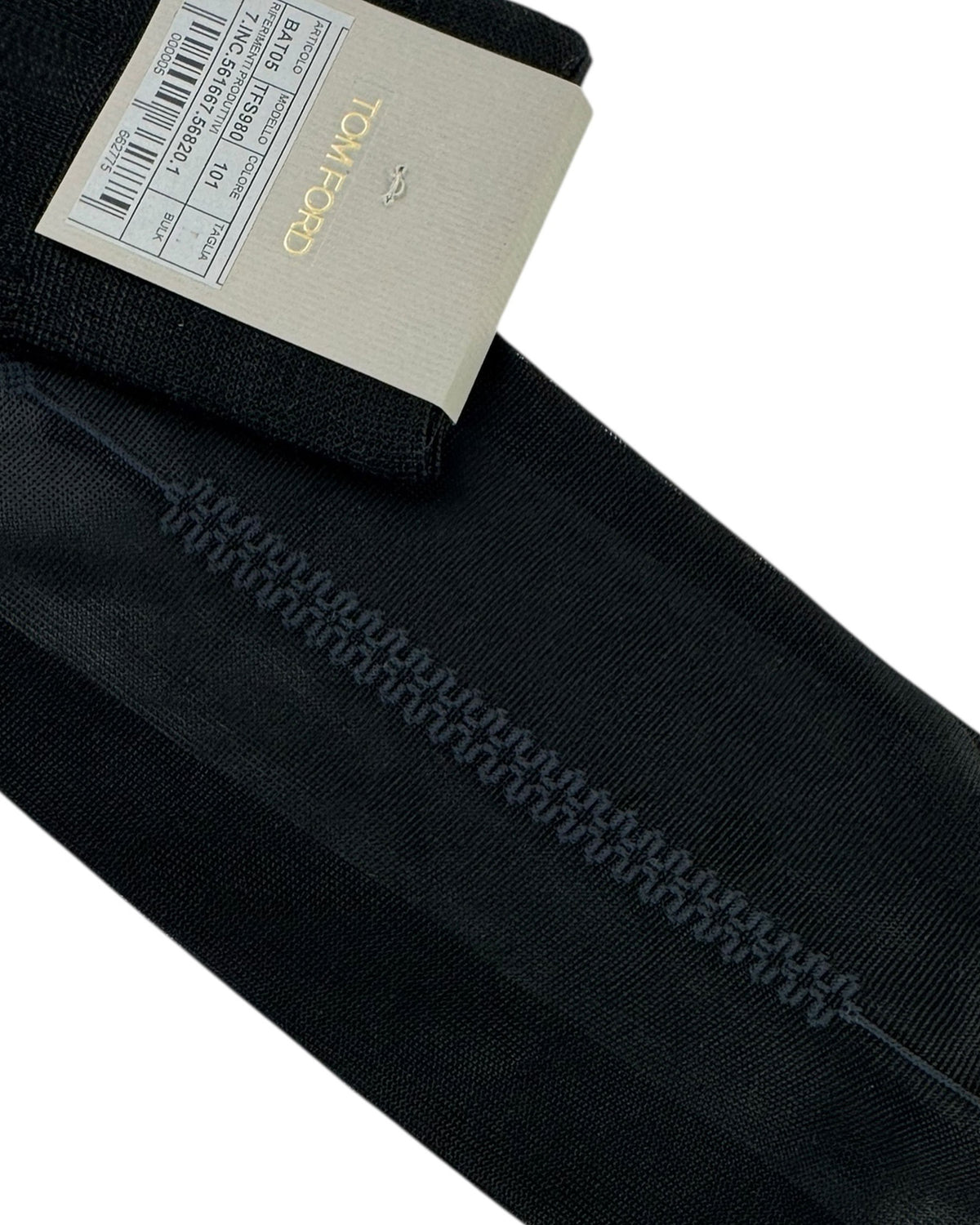 Tom Ford Socks Black - Over The Calf