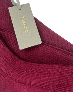 Tom Ford Socks Magenta Over The Calf M FINAL SALE