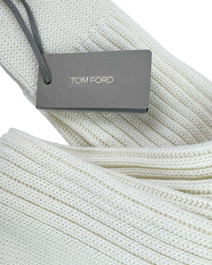 Tom Ford Crew Socks White - M FINAL SALE