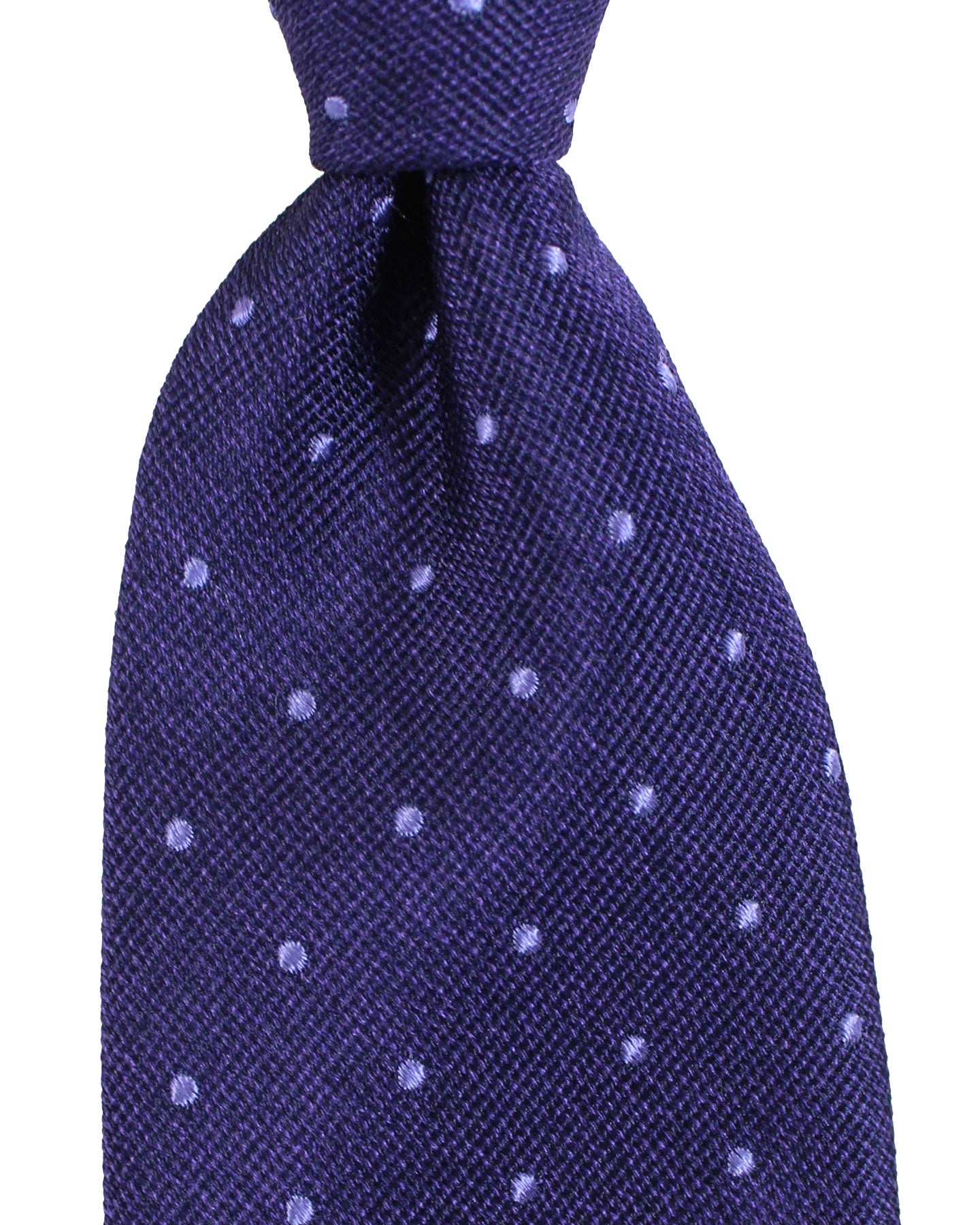 Tom Ford Silk Tie Purple Mini Dots