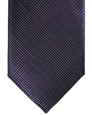 Tom Ford Silk Tie Purple Micro Pattern