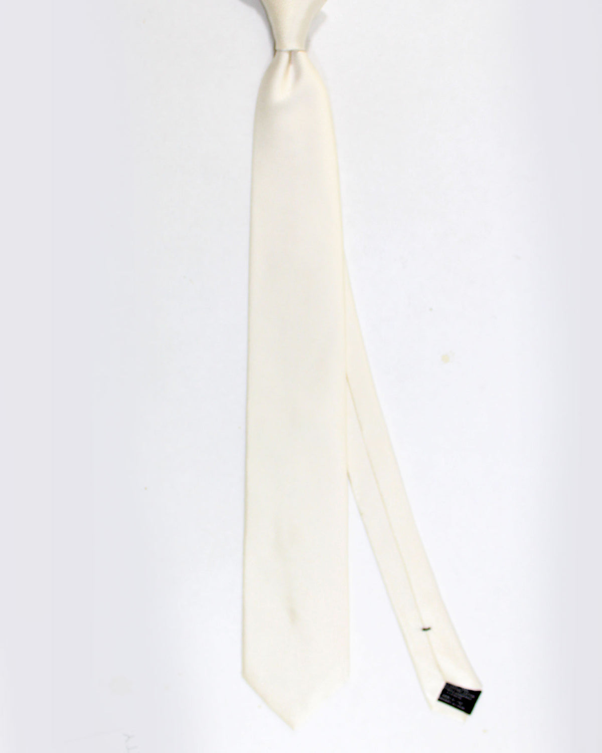 Tom Ford Tie Solid White Pattern