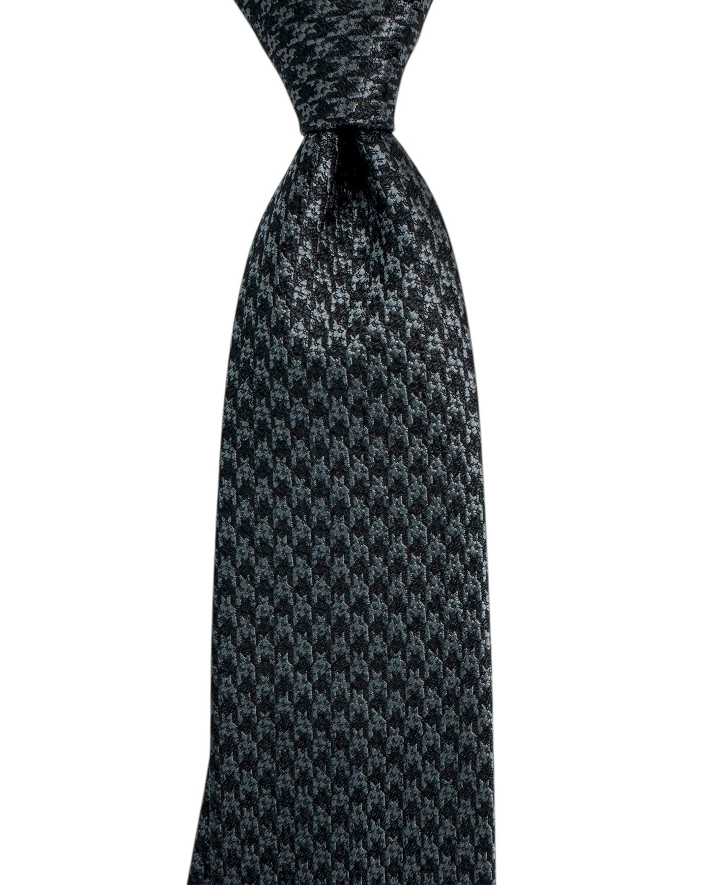 Tom Ford Tie Gray Houndstooth Signature Design
