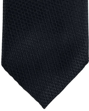 Tom Ford Silk Tie Solid Black Pattern