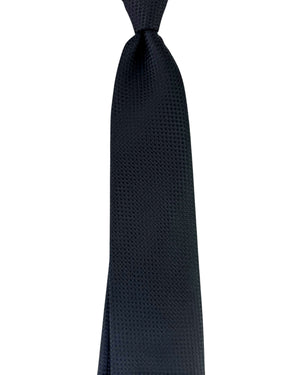 Tom Ford Silk Tie Black Tonal Micro Fan