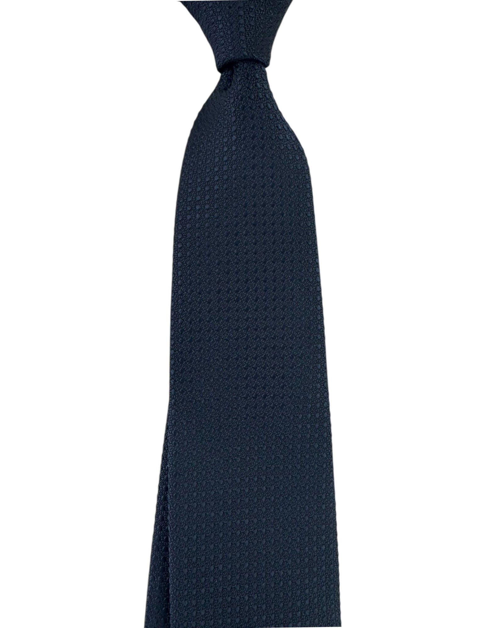 Tom Ford Silk Tie Dark Blue Tonal Pattern