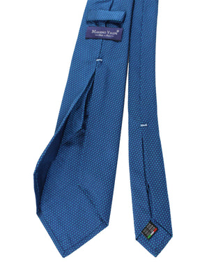 Massimo Valeri 11 Fold Tie Dark Blue - Elevenfold Necktie