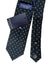 Massimo Valeri Extra Long Tie Dark Blue Design