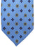Massimo Valeri Extra Long Tie Blue Navy Olive Medallions