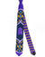 Versace Silk Tie Purple Dark Blue Gold Baroque - Narrow Necktie