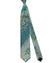 Versace Silk Tie Blue Gray Floral Design