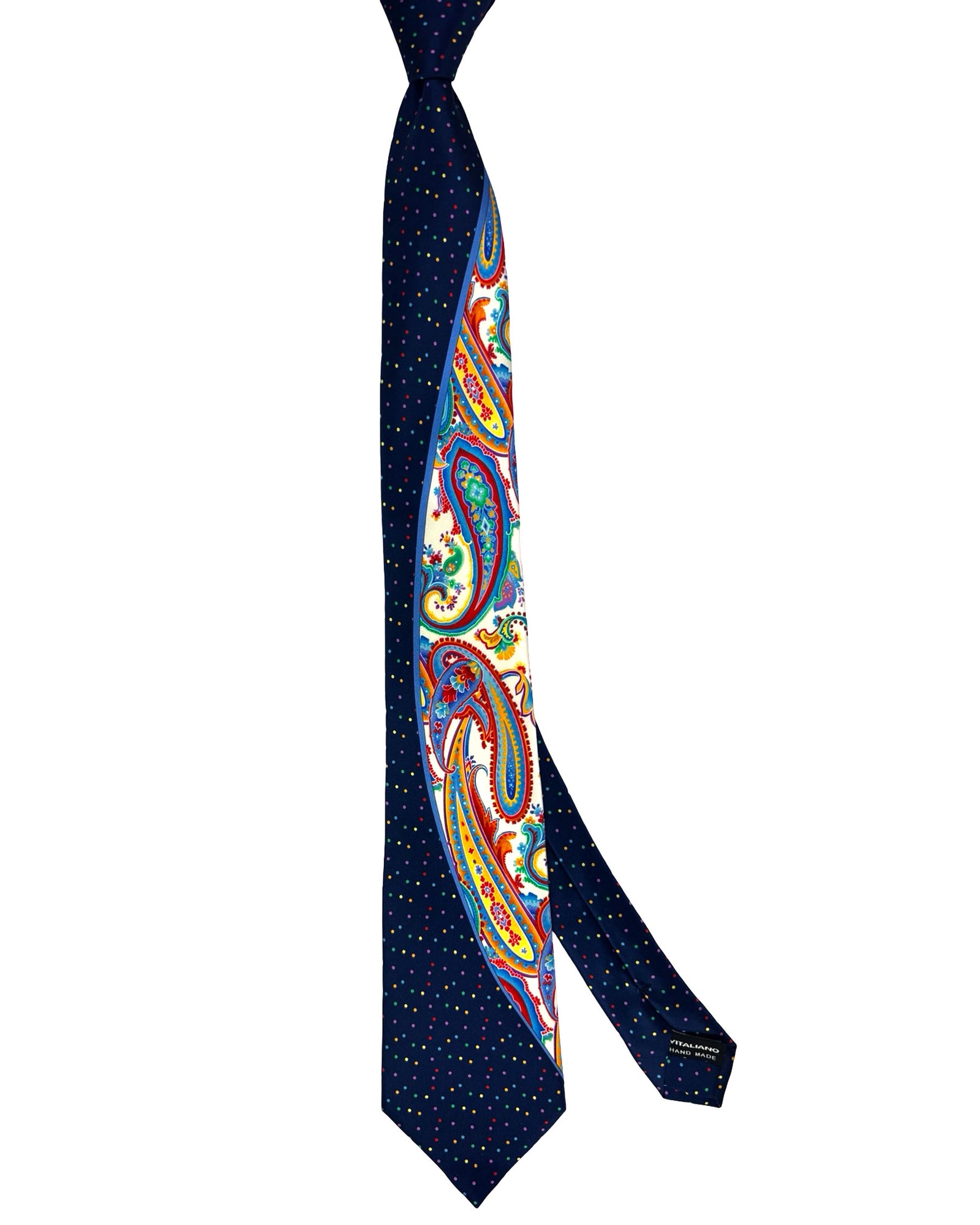 Vitaliano Pancaldi Tie Paisley & Mini Dots