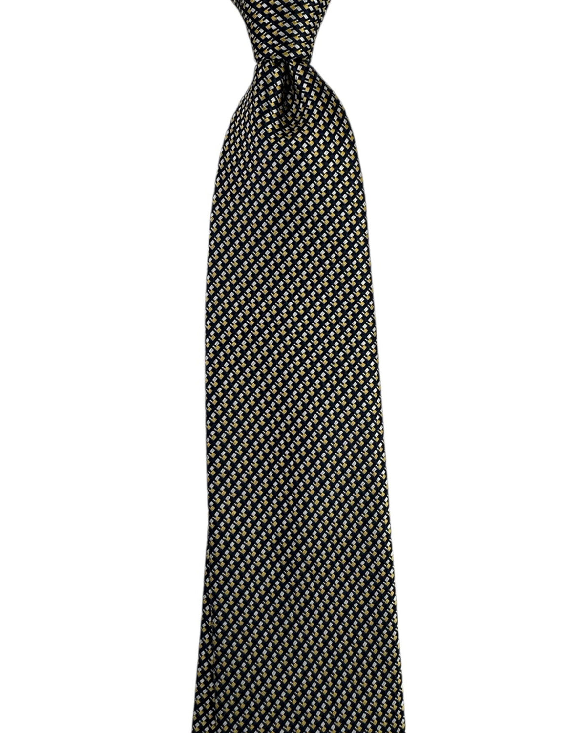 New

 Zegna Tie Black Micro Pattern