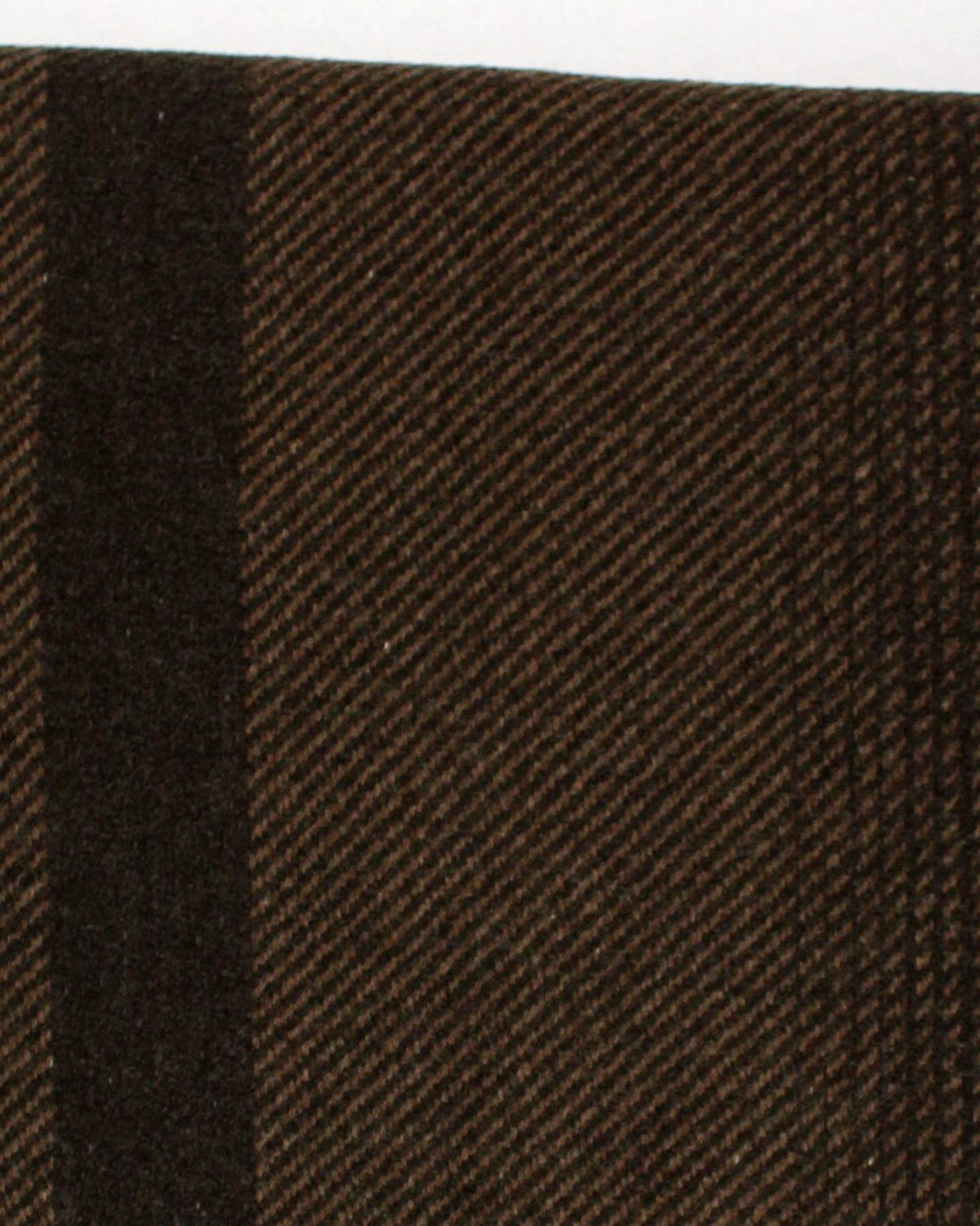Ermenegildo Zegna Throw Blanket Brown Stripe Design