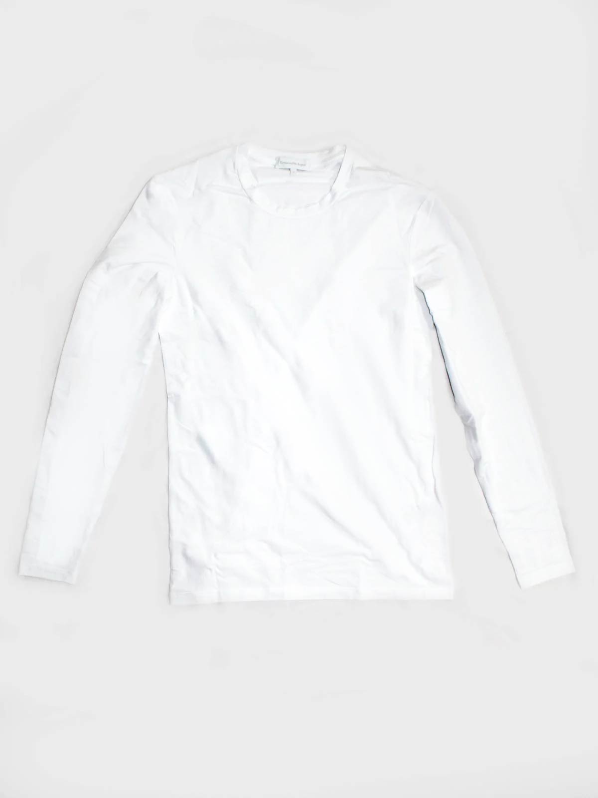 Ermenegildo Zegna Long Sleeve T-Shirt White