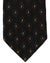 Zegna Silk Tie Black Brown Paisley