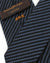 Ermenegildo Zegna Tie Couture XXX Dark Blue Black Stripes