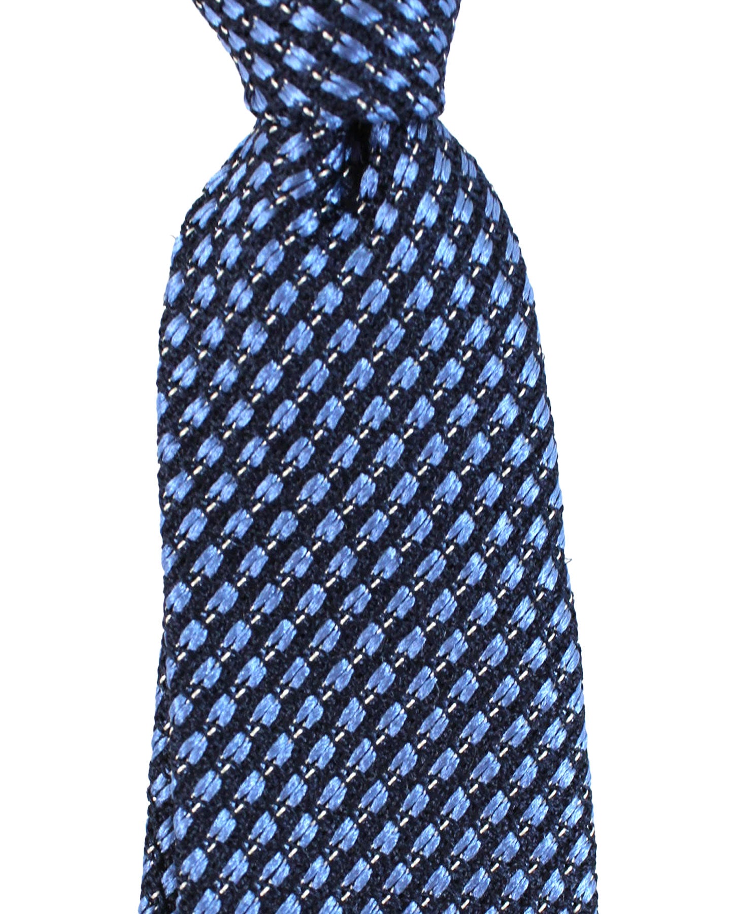 Ermenegildo Zegna Tie Couture XXX Dark Blue Stripes