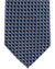Ermenegildo Zegna Silk Tie Navy Blue Taupe Geometric - Hand Made in Italy