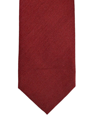 Ermenegildo Zegna Skinny Tie Bordeaux Solid