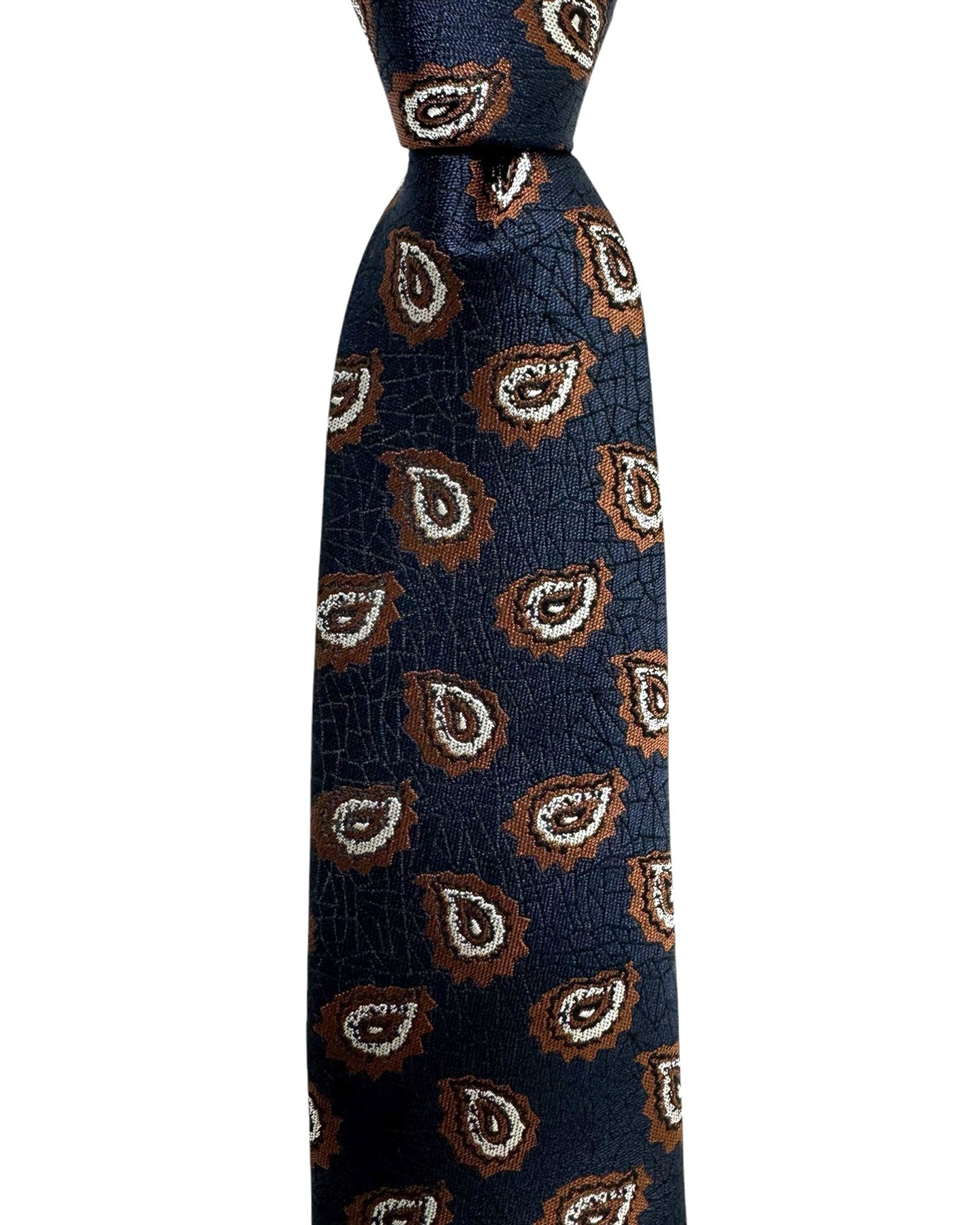 Ermenegildo Zegna Tie Midnight Blue Paisley