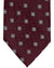 Ermenegildo Zegna Tie Maroon Sky Blue Floral - 100 Fili