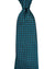 Ermenegildo Zegna Silk  Tie Teal Design