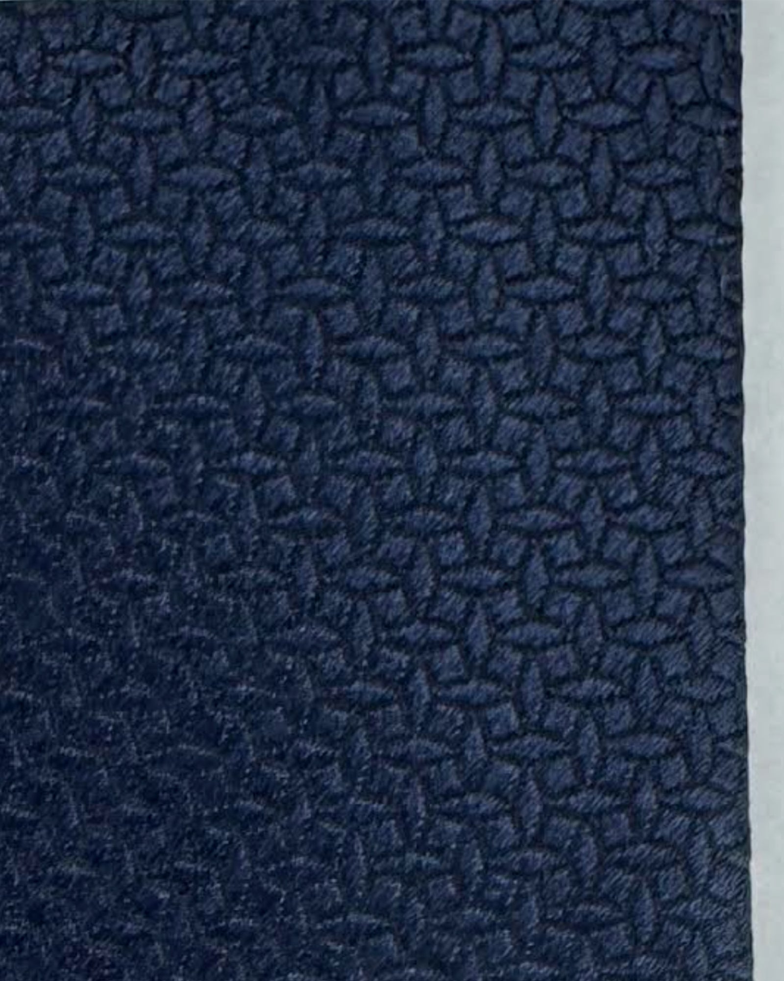 Ermenegildo Zegna Black Tie Solid Tonal Geometric Pattern