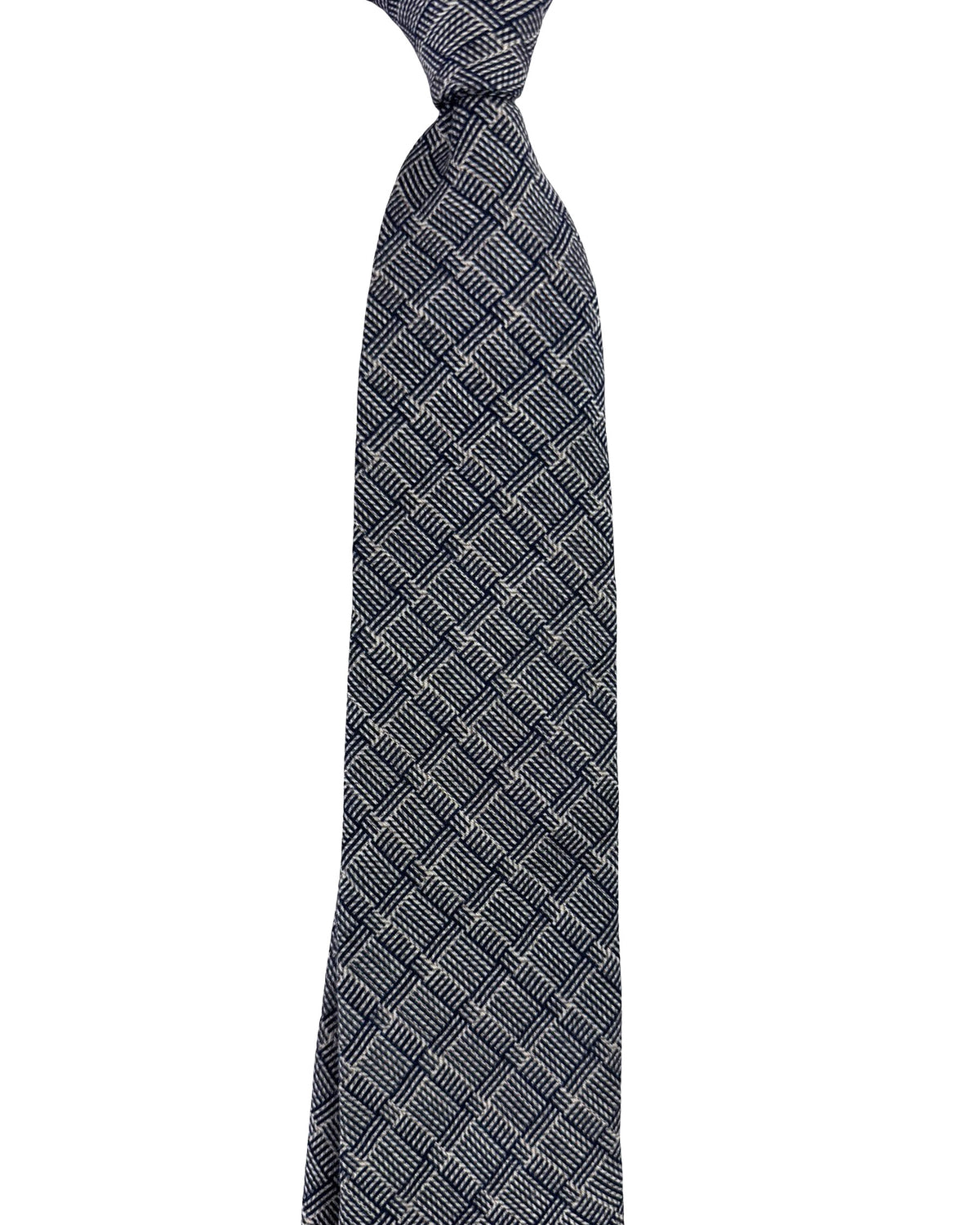 Ermenegildo Zegna Tie Check - Wool Silk