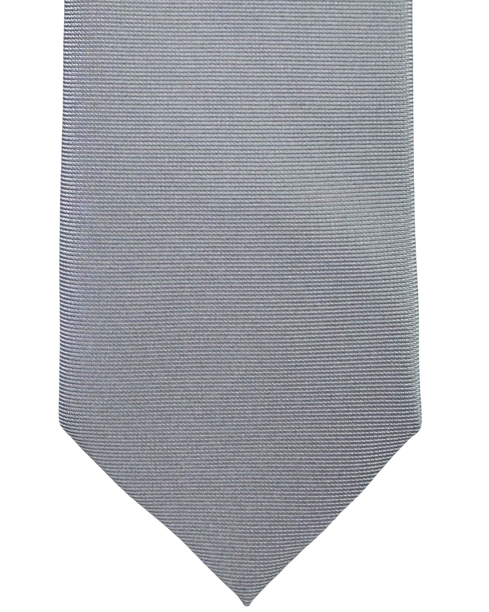 Z Zegna Tie Gray Design - Narrow Necktie