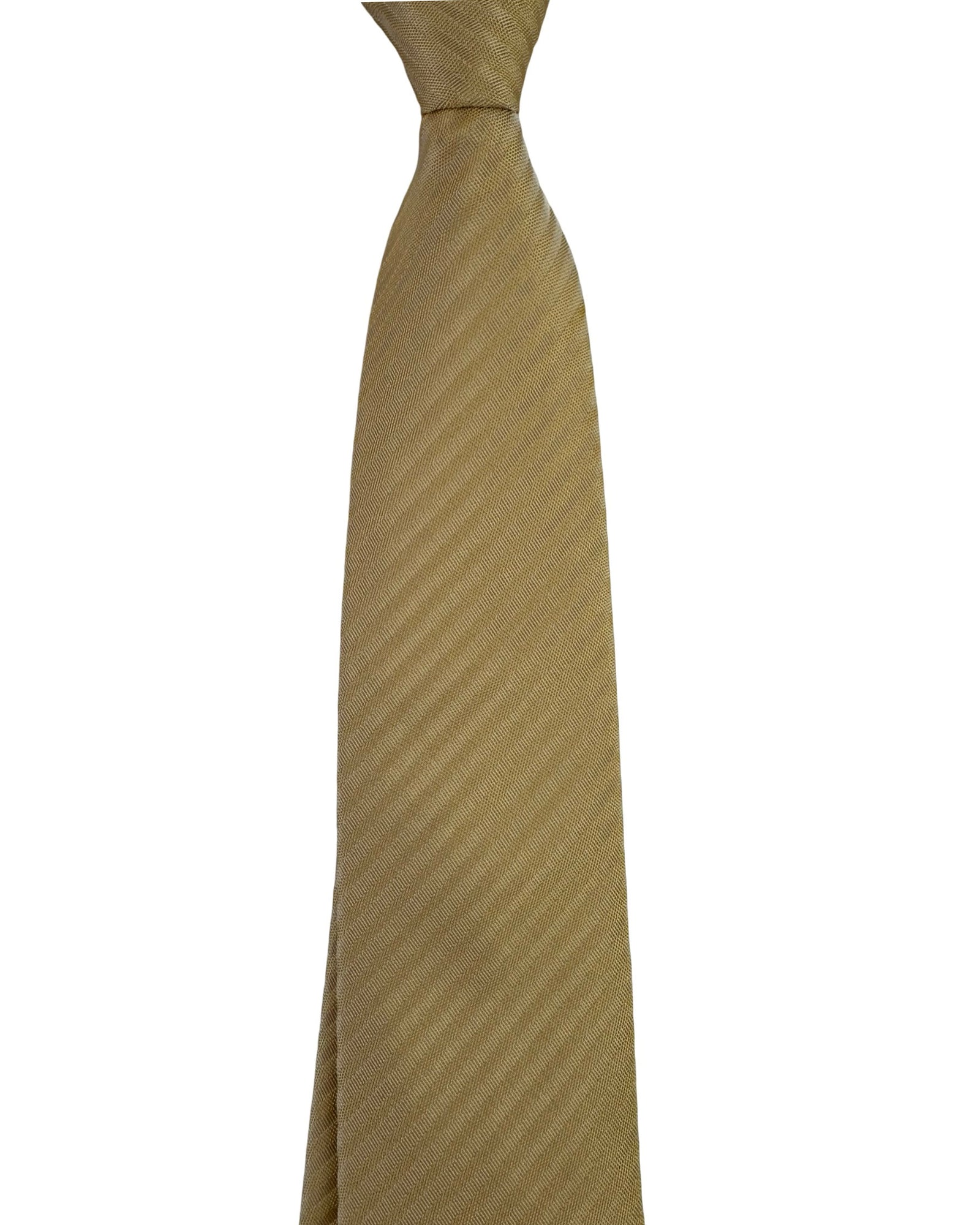 Ermenegildo Zegna Tie Taupe Tonal Stripes